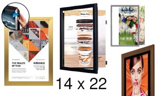 14x22 Frames | All Styles of 14x22 Poster Frames and Poster Displays