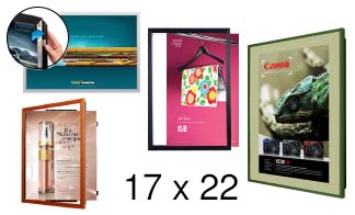 17x22 Frames | All Styles of 17x22 Poster Frames and Poster Displays