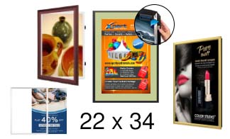 22x34 Frames | All Styles of 22x34 Poster Frames and Poster Displays