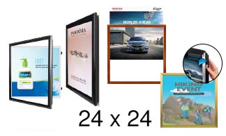 24x24 Frames | All Styles of 24x24 Poster Frames and Poster Displays