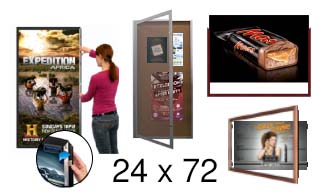 24x72 Frames | All Styles of 24x72 Poster Frames and Poster Displays