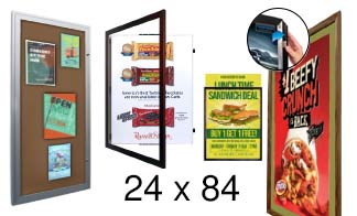 24x84 Frames | All Styles of 24x84 Poster Frames and Poster Displays