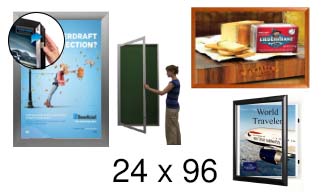 24x96 Frames | All Styles of 24x96 Poster Frames and Poster Displays