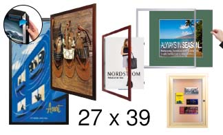 27x39 Frames | All Styles of 27x39 Poster Frames and Poster Displays