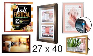 27x40 Frames | All Styles of 27x40 Poster Frames and Poster Displays