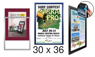 30x36 Frames | All Styles of 30x36 Poster Frames and Poster Displays