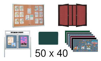 40x50 Outdoor Bulletin Boards and Indoor Cork Boards