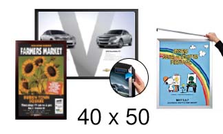40x50 Frames | All Styles of 40x50 Poster Frames and Poster Displays
