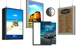 Ceiling Mount Lightboxes | Hanging Lightboxes | Window Lightbox Displays