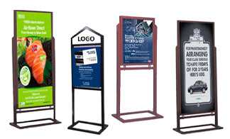 Heavy-Duty Outdoor Weather Warrior and Champ Sign Stand