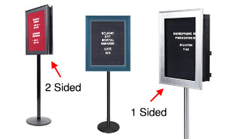 Letter Stands | Enclosed Letter Board Directory | Freestanding Directory Letter Boards