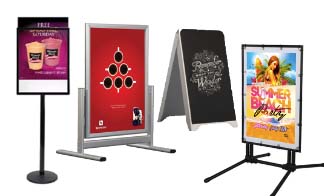 Outdoor Sign Holders | Weather Resistant Signage Stands