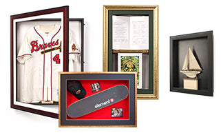 Small Jersey or T-Shirt Shadow Box Cabinet Display Case