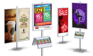 POSTO-STAND™ Sign Stands 6' High