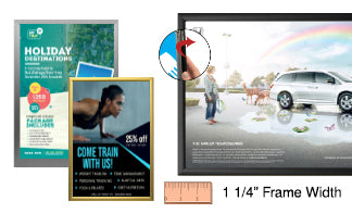 Poster Snap Frames with 1 1/4