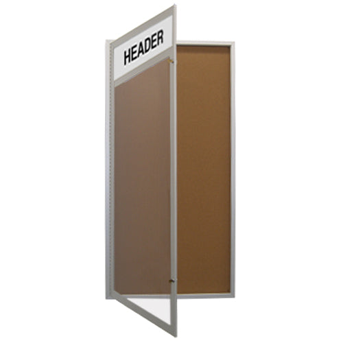 36x84 Extra Large Outdoor Enclosed Bulletin Board Swing Cases with ...