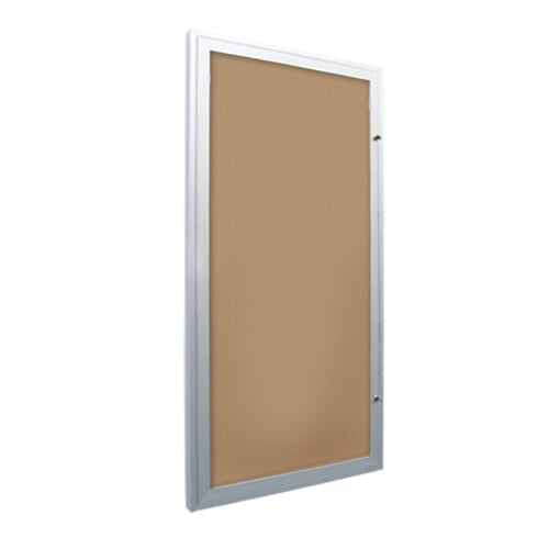 48 x 84 Extra Large Indoor Enclosed Bulletin Board with XL Single Door ...