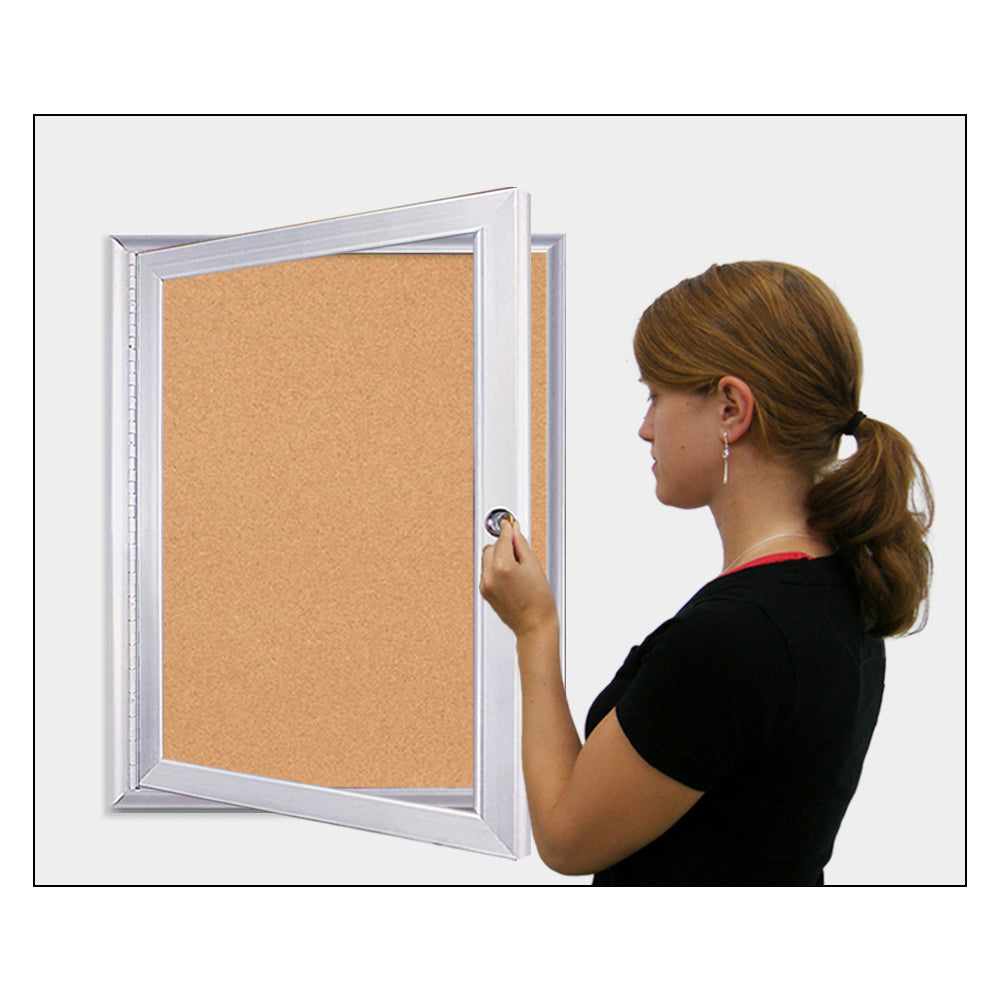 Radius Edge Outdoor Enclosed Bulletin Board Display Cases 15 Sizes ...