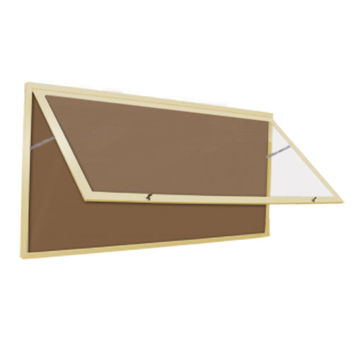 Extra Large Outdoor Enclosed Bulletin Board 24 x 48 Swing Cases with ...