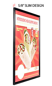 Quick Change Poster Frames 12x20 with 7/8" Wide Frame Slide-In Design