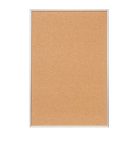 Access Cork Board™ 18"x36" Open Face Recessed Shadow Box Style Designer 43 Metal Framed Recessed Cork Bulletin Board