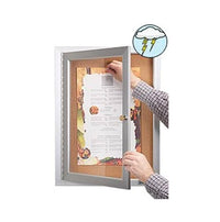Outdoor Enclosed Cork Bulletin Boards (Single Door)