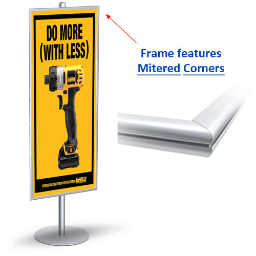 POSTO-STAND™ 22x56 Quick Change Slide-in Frame