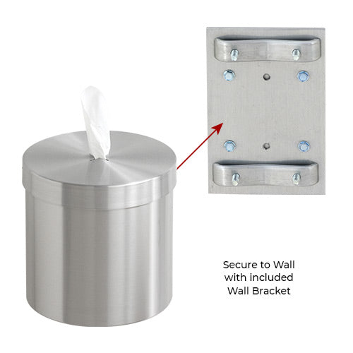 Wall Mount Metal Disinfecting Wipe Dispenser