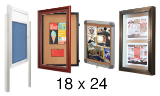 18x24 Outdoor Display Cases