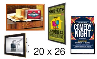 20x26 Frames | All Styles of 20x26 Poster Frames and Poster Displays