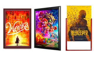 High-Quality 27x40 Movie Poster Frames: Wood & Metal Framed Options ...