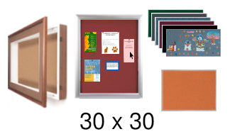 30x30 Framed Bulletin Boards