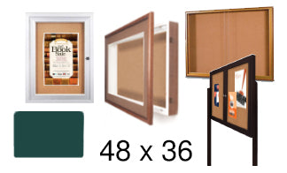 36x48 Bulletin Board Displays