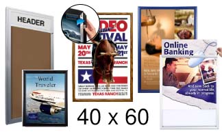 40x60 Frames | All Styles of 40x60 Poster Frames and Poster Displays