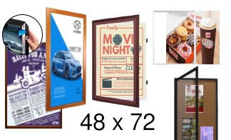 48x72 Frames | All Styles of 48x72 Poster Frames and Poster Displays