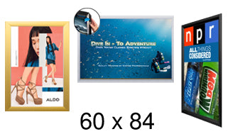 60x84 Frames | All Styles of 60x84 Poster Frames and Poster Displays