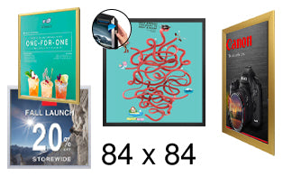 84x84 Frames | All Styles of 84x96 Poster Frames and Poster Displays
