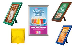 Economical AD PROMO FRAMES + Built in Easel for Countertops + Wall ...