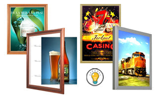 Light-Up Poster Boxes & Sign Displays – Displays4Sale
