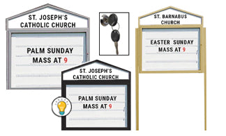 Cathedral Outdoor Reader Boards
