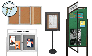 EXTREME WeatherPlus Outdoor Bulletin Board Cases