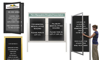 EXTREME WeatherPLUS™ Outdoor Enclosed Letter Boards