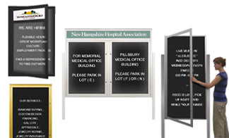 Extra Weather Resistant Enclosed Letter Board Displays – Displays4Sale