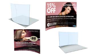 Extra Large Curved Banner Stands