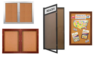 Extra Large Bulletin Boards Enclosed