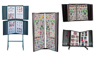 31x73 Swing Panel Flash Art Display Stand 10, 20, 30 Steel Flip Panels –  SwingPanels