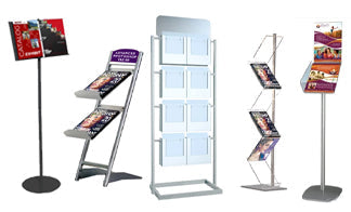 Metal Brochure Stands Literature and Magazine Racks