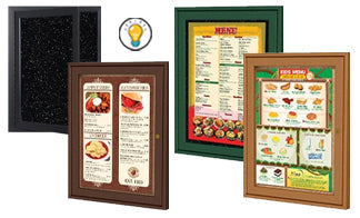 Outdoor Wall Mount Enclosed Menu Boards