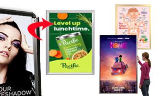 Poster Snap Frames | Largest Selection of Snap Open Frame Sizes+Styles ...