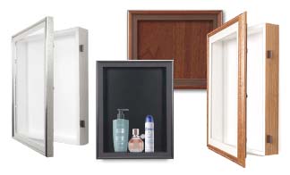 Wall Display Cases | Enclosed Display Case Swingframes